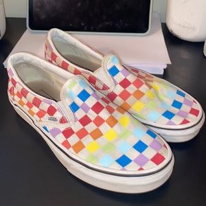 VANS rainbow size 8.0